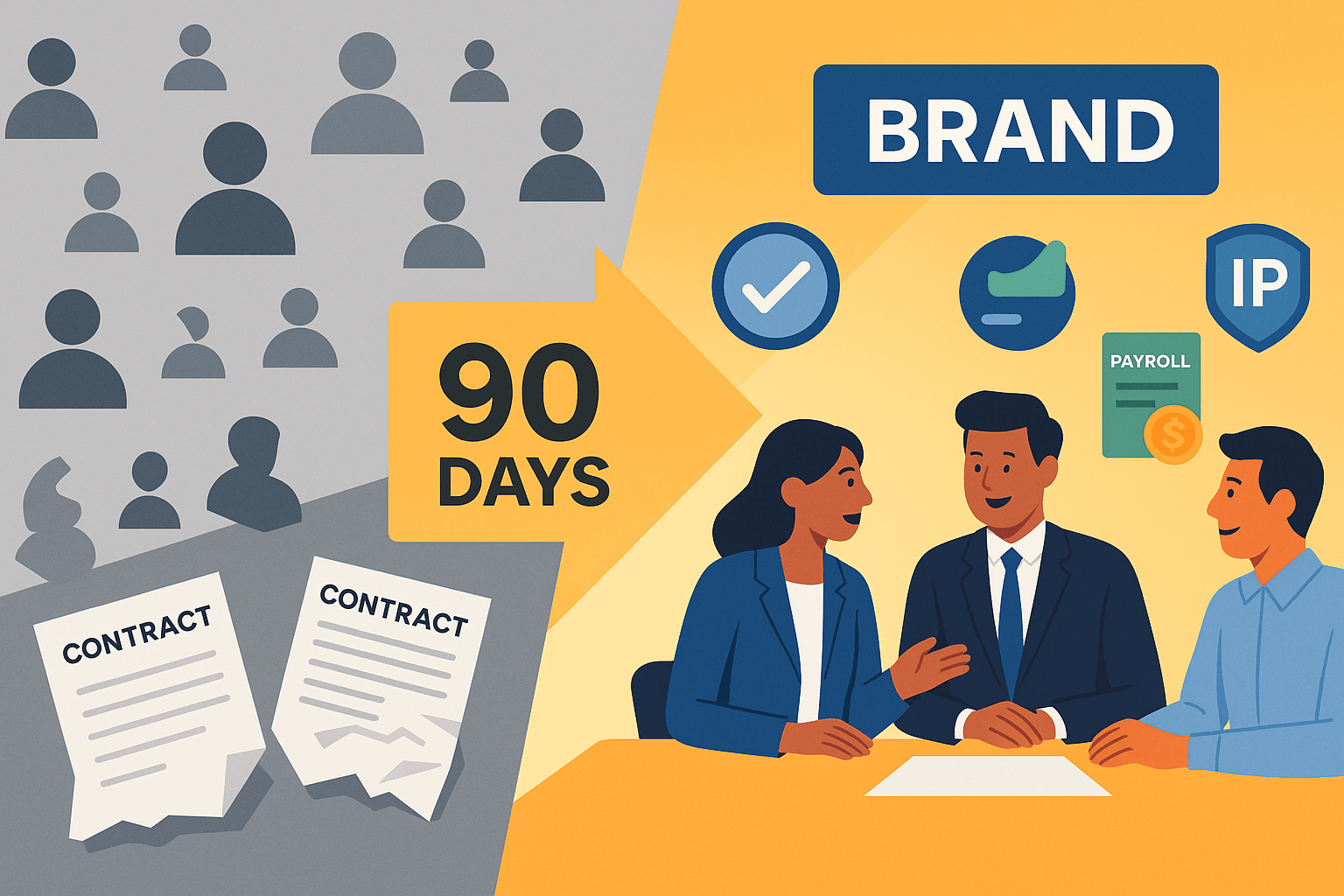 Convert Contractors to Employees in India (Compliant)