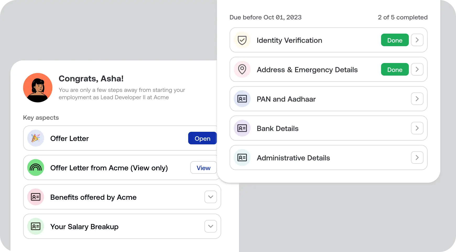 Onboard in <30 secs Onboard in <30 secs